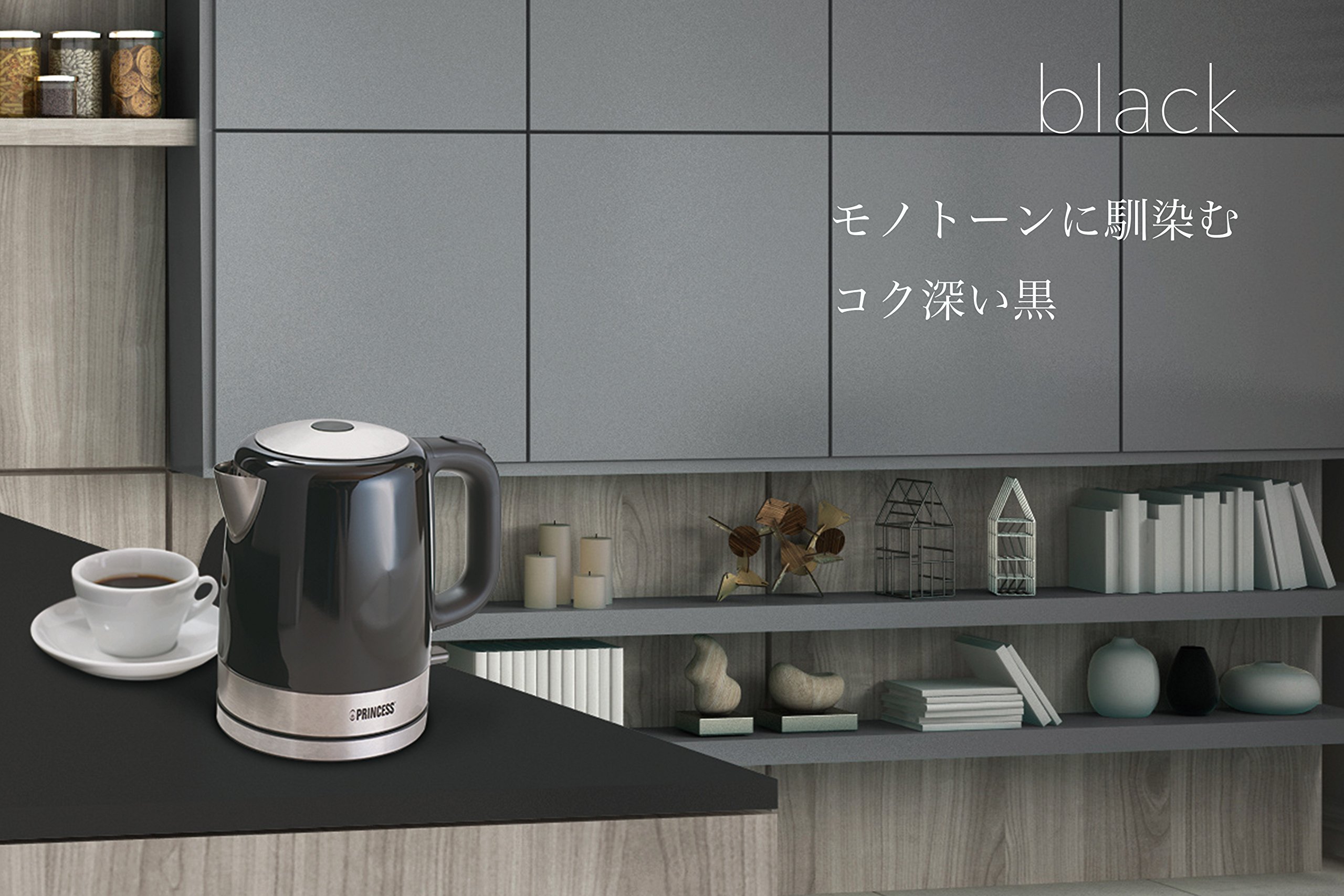 Amazon | プリンセス（PRINCESS）Kettle Stainless Steel Deluxe 1L
